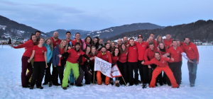 Wintersport T.C. Domstad 2020 groepsfoto