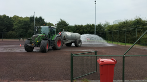 Donderdag 1 augustus - Preparatie van de lava-ondergrond