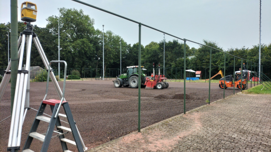 Donderdag 1 augustus - Preparatie van de lava-ondergrond