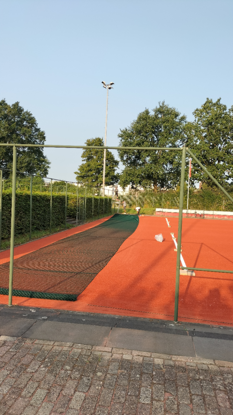Maandag 19 augustus - Plaatsen nieuw gaaswerk