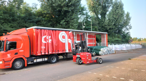 Maandag 19 augustus - Levering van het nieuwe gaaswerk
